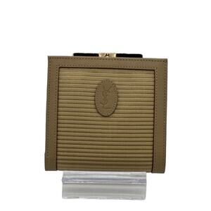 YSL Vintage Leather Kisslock Wallet*w/Original Box!  SOOO good!! 2-sided